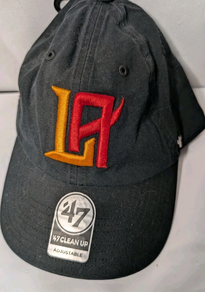 Las Angeles LA WILDCATS Hat XFL Football Cap 47 Clean Up Adjust Baseball Black