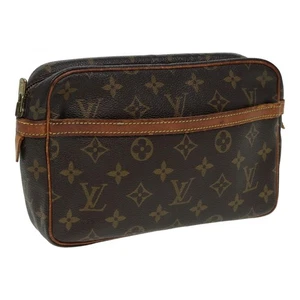 LOUIS VUITTON Monogram Compiegne 23 Clutch Bag M51847 LV Auth 78980 - Picture 1 of 21