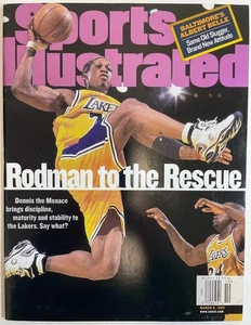 1999 Dennis Rodman Sports Illustrated High Grade Newsstand No Mailing Label - Picture 1 of 5