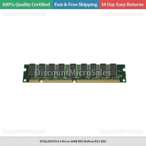 MT36LD872FG-6 X Micron 64MB EDO Buffered ECC EDO - Picture 1 of 1