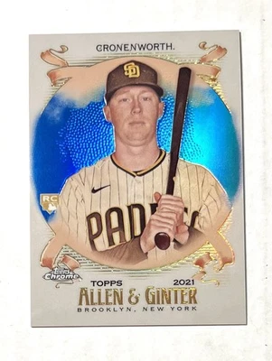 Jake Cronenworth 2021 Allen & Ginter Rookie Blue /150 San Diego Padres  - Image 1 of 3