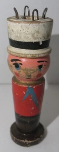 French Knitter or Spool Knitter Wood Soldier From Craft Kit - Picture 1 of 6