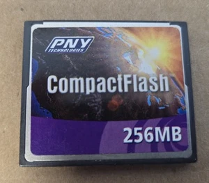 COMPACT FLASH - PNY TECHNOLOGIES - 256MB - Picture 1 of 4