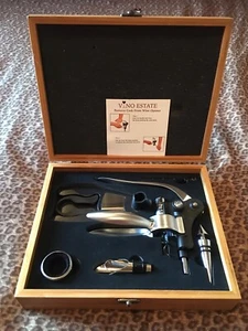 NEW Professional High End Rabbit Vino Estate Corkscrew Wine Bottle Opener Kit - Picture 1 of 10