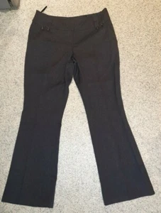 Worn once grey smart work E-vie trousers bottoms UK 12 excellent condition () - Picture 1 of 3