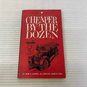 Cheaper By The Dozen Humor Biography Paperback Book by Frank B. Gilbreth 1959 - Picture 1 of 16