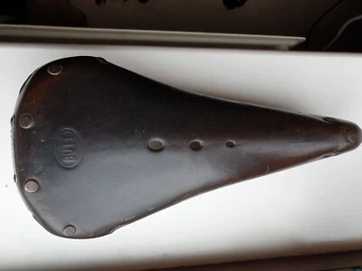 Sillín de cuero Dawes LA FRANCE hecho por Mansfield. Años 50 muy buen estado. Foto 1 de 4