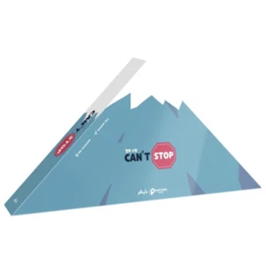 Big size Can't stop (Triangle) Board game 2-4 players Popcorn Games - Picture 1 of 6