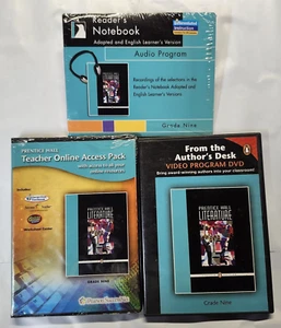 Prentice Hall Literature Grade 9 / Lot of 3 Teacher Online + Reader's Notebook + - Picture 1 of 7
