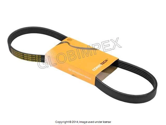 BMW Z3 E39 E46 X5 (1998-2002) Belt for A/C Compressor 5K X 863 OEM CONTITECH  - Image 1 of 1