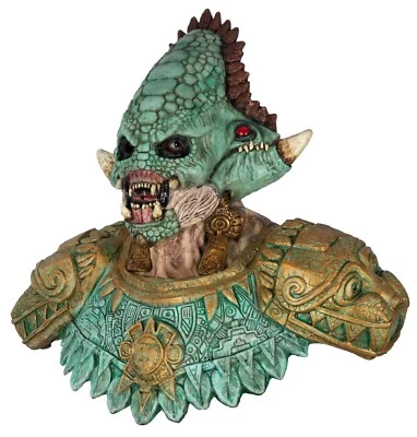 Ghoulish Productions Quetzalcóatl kit Latex Face Mask Horror Halloween Cosplay - Image 1 of 4