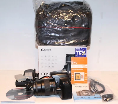 Canon EOS 450D  Digitalkamera  mit Zubehörpaket - Bild 1 von 4