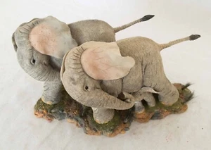 Dekofigur Elefant mit Kalb Figur Safari wildes Afrika Deko Höhe 12 cm 3051 - Bild 1 von 5