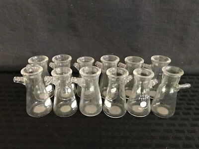 (12) CORNING PYREX Glass 25mL Micro Filtering Flask With Sidearm 5360-25 - Image 1 of 4