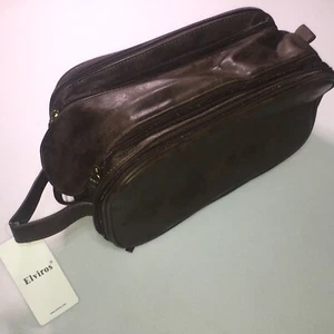 Elviros Toiletry Bag for Men, Large Travel Shaving Dopp Kit Water-Resistant Bath - Picture 1 of 6