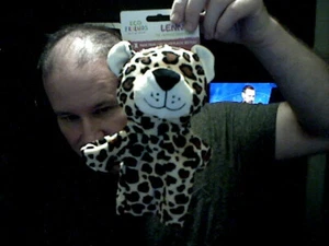 LENNY THE CHEETAH  HAND PUPPET BIRTHDAY CHRISTMAS TOY  KIDS LEARNING  - Picture 1 of 1