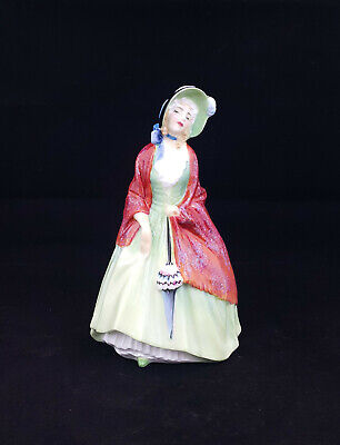 Royal Doulton Figurine Paisley Shawl HN1914 Green - Slight Marks>