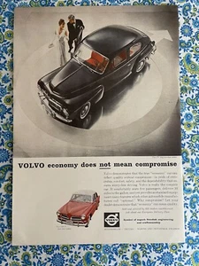 Vintage 1959 Volvo PV544 Sedan  Print Ad - Picture 1 of 7