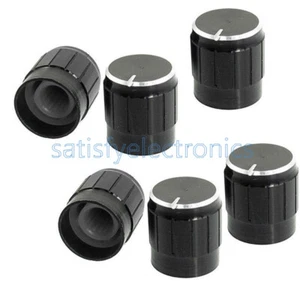 10PCS Useful Volume Control Rotary Knobs For 6mm Dia Potentiometer - Picture 1 of 4