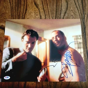 Quentin Tarantino Bruce Willis signed Pulp Fiction 11x14 photo autograph PSA DNA - Picture 1 of 2