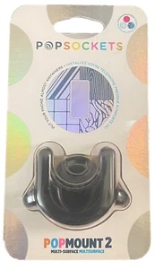 **NEW** PopSockets PopMount 2 Multi-Surface for PopSockets PopGrip - Black - Picture 1 of 6