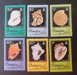 Dominica 1976 Shells SG554/60 MNH UM unmounted mint - Imagen 1 de 1