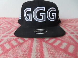 Chapeau noir authentique GGG Gennady Golovkin people champion rare !