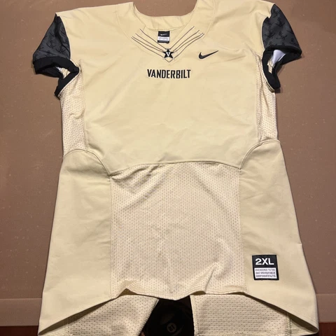 Nike Team Vanderbilt Commodores Football Blank Jersey Men’s 2XL  Gold Cover
