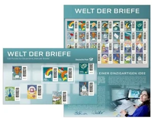 Germany 2025 Presentation-Pack: Puzzle “World of Letters” - printed signature - Picture 1 of 1