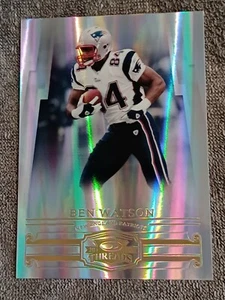 2007 Donruss Threads Century Proof Rainbow Gold Foil Letting /50 Ben Watson #101 - Picture 1 of 6