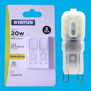 1x 2W G9 SMD LED Capsule Light Bulb 200 Lumen Halogen Replacement 200 Lm Lamp - Picture 1 of 1