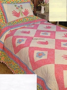 Hands Of Friendship Quilt Pattern Pieced/Applique KW - Picture 1 of 2