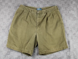 Polo Ralph Lauren Tyler Herren Chino Shorts Plissee Grün 100% Baumwolle Gr. 38 - Bild 1 von 12