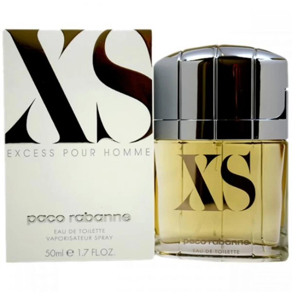 XS EXCESO POUR HOMME Por Paco Rabanne Hombres 1.7oz/50ml Eau de toilette Spray sellado Foto 1 de 1