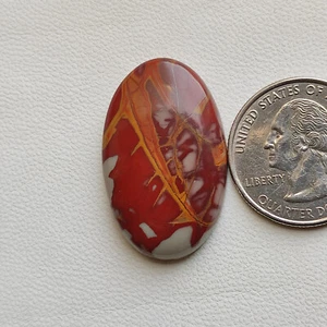 Natural red gray noreena jasper cabochon loose noreena jasper gemstone C5259 AU - Picture 1 of 5