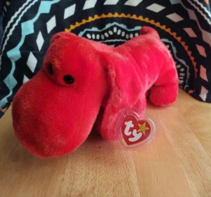 Rover (13") ~ 1998 Ty Beanie Buddy ! Brand New w/ Heart Protector !! - Picture 1 of 10