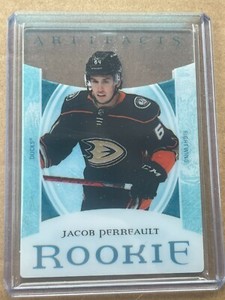 2022-23 Upper Deck Artifacts Rookie Plexi Jacob Perreault #194 Ducks