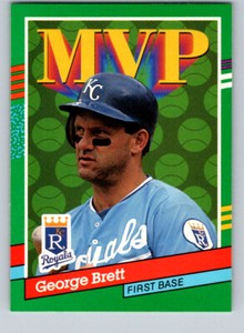 1991 Donruss #396 George Brett MVP Kansas City Royals