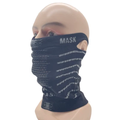 Máscara facial de pasamontañas para motocicleta Bandana tubo de cuello reutilizable calentador rebotar sombreros Foto 1 de 4