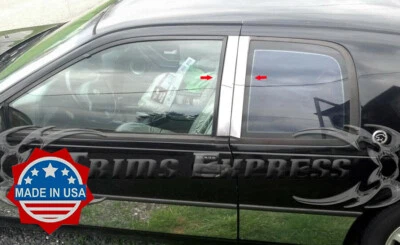 Mercury Cougar 1996-1998 cromo 4 piezas poste de pilar moldura puerta de acero inoxidable Foto 1 de 4