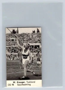 W KREUGER 1960 Svart-Vita OS Sportserien #OS98 - Picture 1 of 2