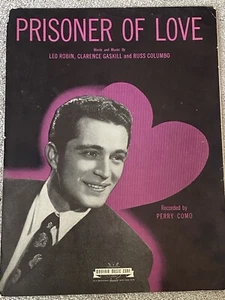 1931 PRISONER OF LOVE Sheet Music PERRY COMO by Robin, Gaskill & Columbo - Picture 1 of 11