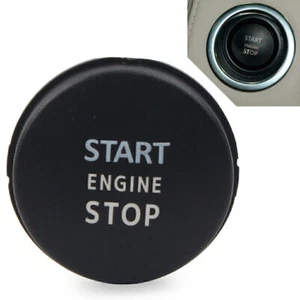 Black Start Stop Engine Switch Push Button Cover Fit Land Rover Range Rover - Picture 1 of 9
