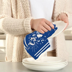 Dish Towels Christmas Kitchen Decoration Dish Towels Microfiber Home Wipe - Picture 1 of 11