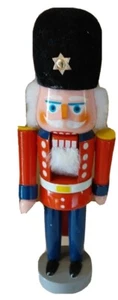 Sammlerstück Weihnachten Nussknacker 10" Soldat Holz handbemalt - Bild 1 von 7