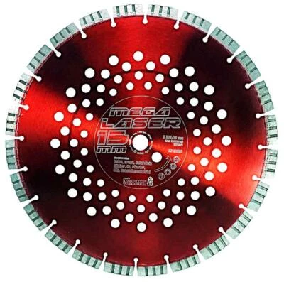 WERKMAX Diamanttrennscheibe 350 Beton, Klinker. TURBOSegment 15mm - hohe Standzeit