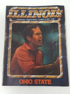 Programa de fútbol americano Illini Homecoming de Illini Vs Ohio State 1983  - Imagen 1 de 3