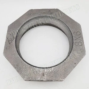 Smith Cooper 8x6 in. Threaded Hex Type Reducing Bushing Malleable Iron Class 150 - Picture 1 of 5
