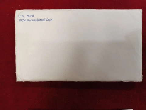 1974 United States Mint Uncirculated Coin Set Cover