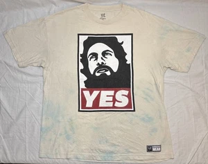 Camiseta gris WWE Daniel Bryan YES Movement para hombre talla XL envejecida doble cara - Imagen 1 de 15